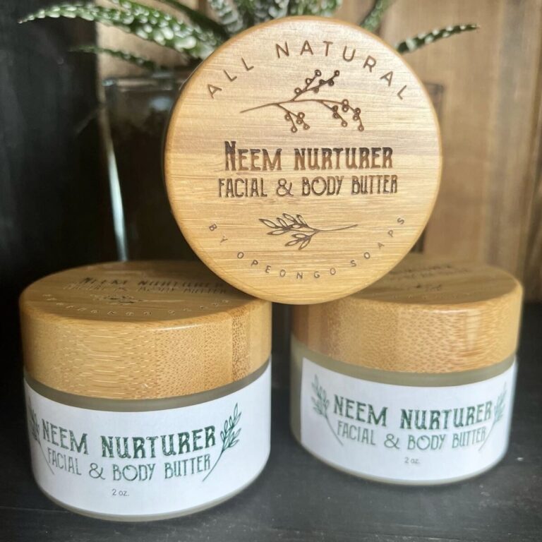 3 jars of Neem Nurturer Facial and Body Butter